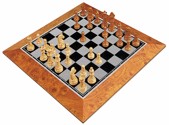 Magnetic Chess Set Brown